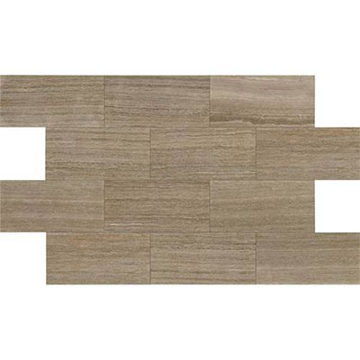 Daltile Daltile Marble 3 x 8 Thicket Gray Vein Cut Polished Tile & Stone