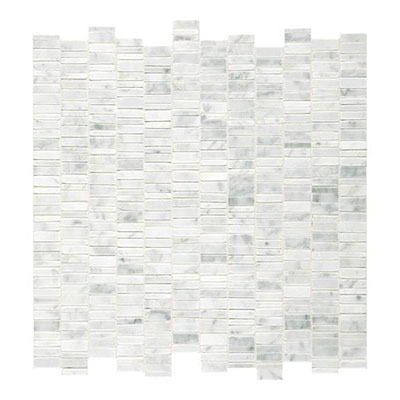 Daltile Daltile Marble Mosaics - Unique Shapes Carrara White Random Mosaic Tile & Stone