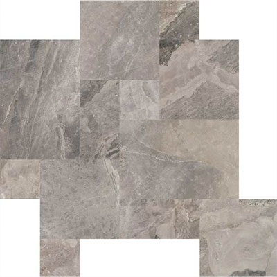 Daltile Daltile Marble Versailles Pattern Tinos Gray Leather Tile & Stone