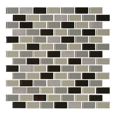 Daltile Daltile Mosaic Traditions 3/4 x 1 1/2 Brick Joint Mosaic Evening Sky Tile & Stone