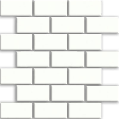 Daltile Daltile Rittenhouse Square Brick Joint 2 x 4 Arctic White (Semi Gloss) Tile & Stone