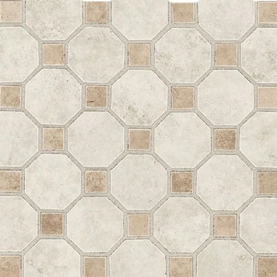 Daltile Daltile Salerno Mosaic Octagon w/Dot Grigio Perla Tile & Stone