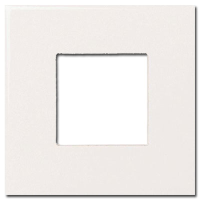Daltile Daltile Fashion Accents Semi-Gloss Inserts Square White 4 x 4 Tile & Stone