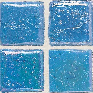 Daltile Daltile Sonterra Collection Mosaic Cancun Blue Iridescent Tile & Stone
