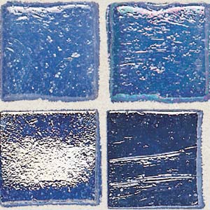 Daltile Daltile Sonterra Collection Mosaic Crystal Blue Iridescent Tile & Stone