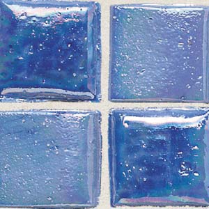 Daltile Daltile Sonterra Collection Mosaic Medium Blue Iridescent Tile & Stone