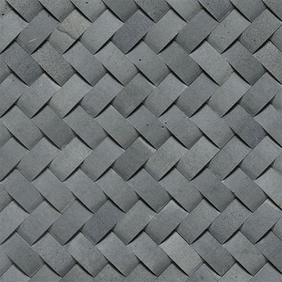 Daltile Daltile Stone a la Mod Mosaics Basketweave Honed - Urban Bluestone Tile & Stone