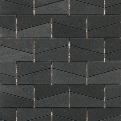 Daltile Daltile Stone a la Mod Mosaics Wedge Polished - Urban Bluestone Tile & Stone