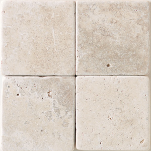 Daltile Daltile Tumbled Natural Stone 12 x 12 Baja Cream Tile & Stone