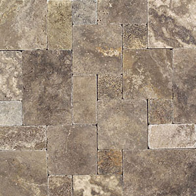 Daltile Daltile Travertine Natural Stone Paredon Pattern Andes Gray Blend Tile & Stone