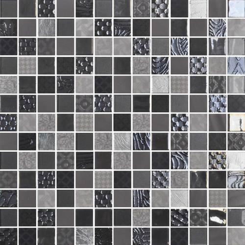 Daltile Daltile Uptown Glass Mosaics Metro Gray (Wall) Tile & Stone