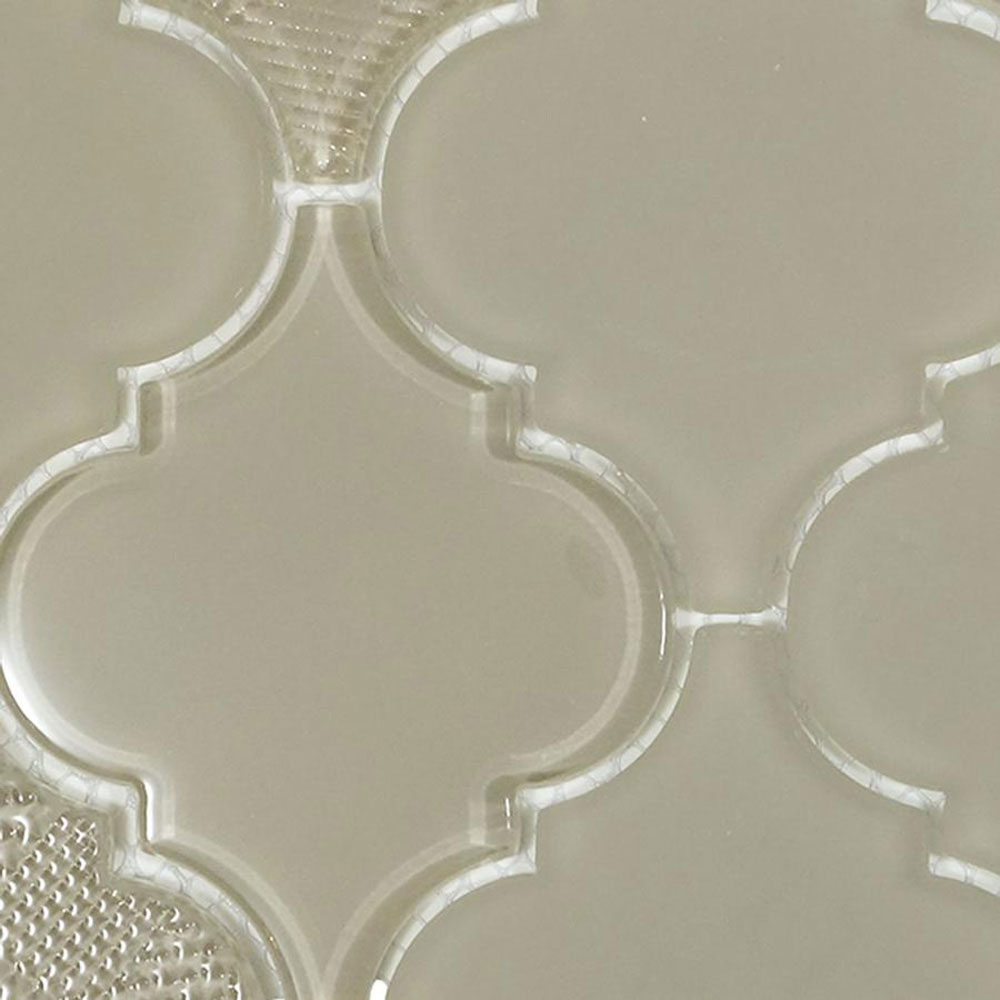 Diamond Tech Glass Diamond Tech Glass Captiva Arabesque Mosaic Oyster Shell (Sample) Tile & Stone