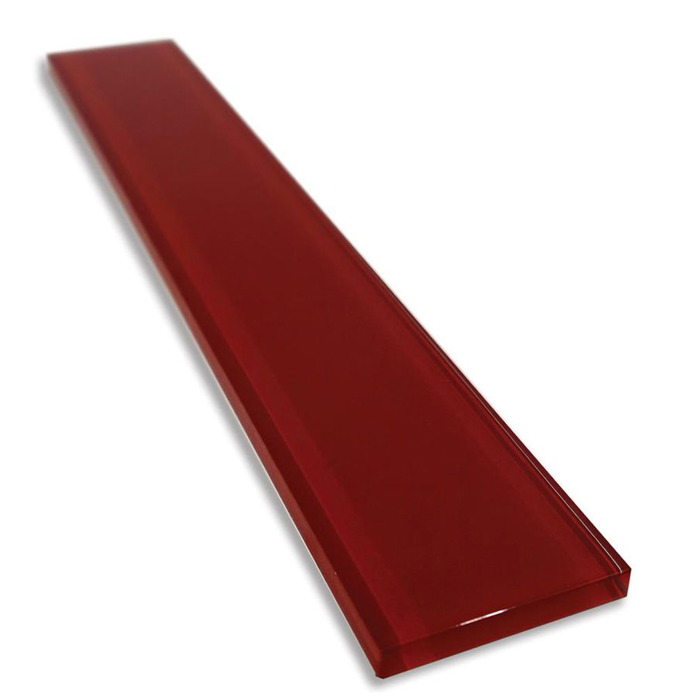 Diamond Tech Glass Diamond Tech Glass Dimension 2 x 12 Red (Sample) Tile & Stone