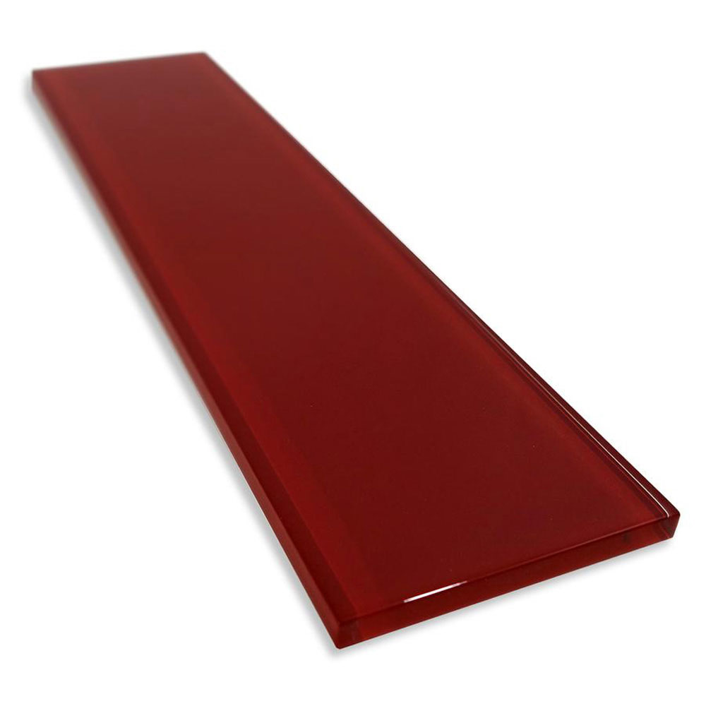 Diamond Tech Glass Diamond Tech Glass Dimension 3 x 12 Red (Sample) Tile & Stone