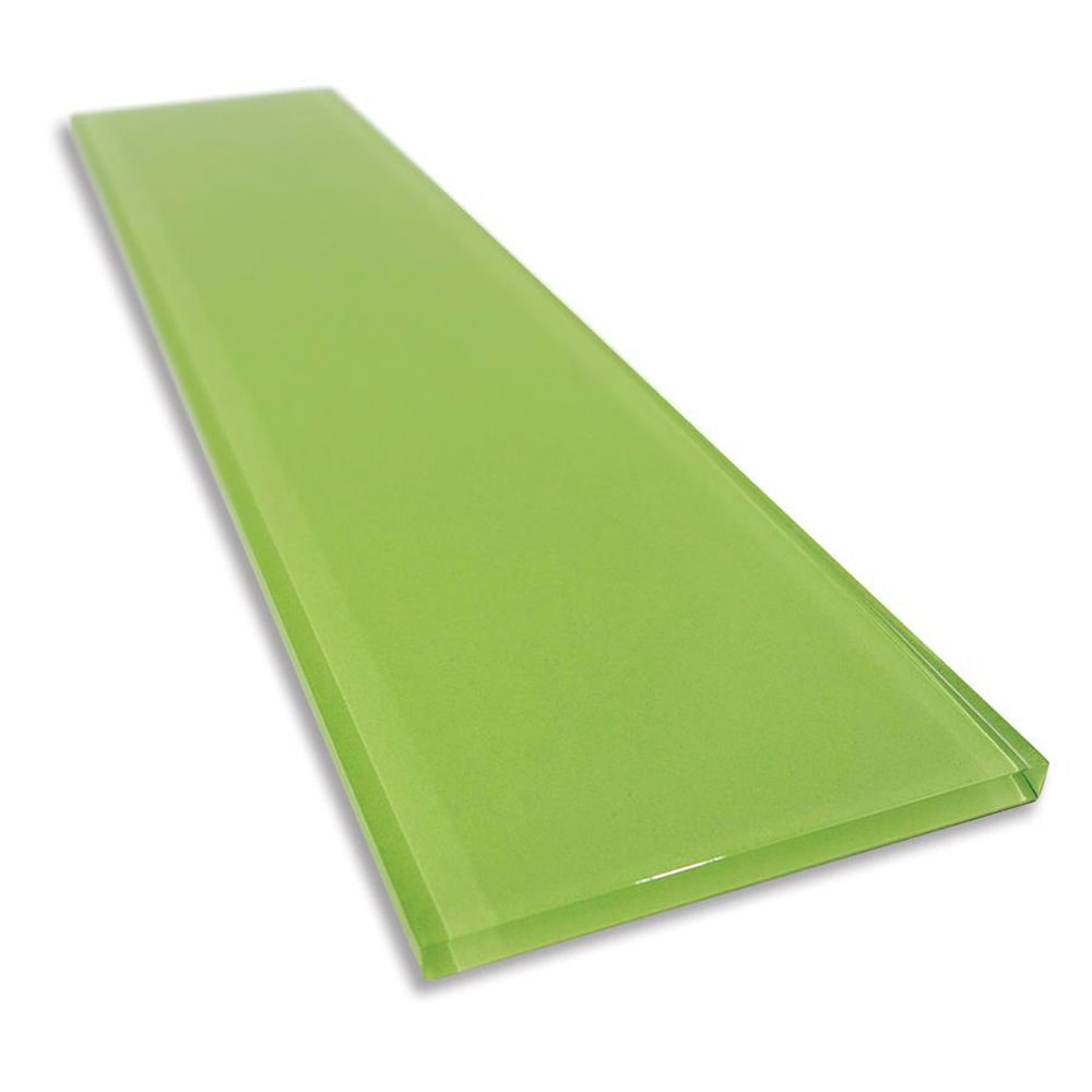 Diamond Tech Glass Diamond Tech Glass Dimension 4 x 16 Light Green (Sample) Tile & Stone