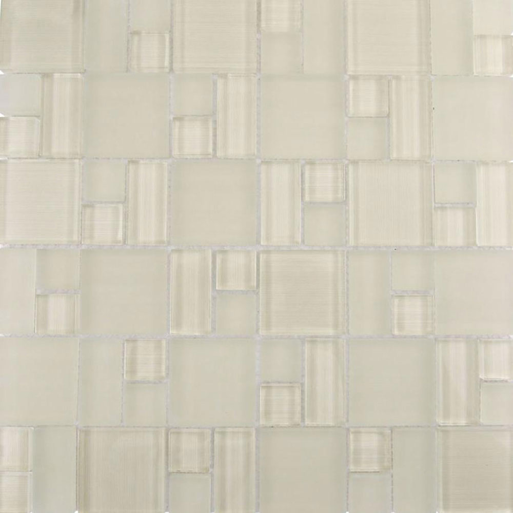 Diamond Tech Glass Diamond Tech Glass Linen Block Mosaic Sandstone (Sample) Tile & Stone