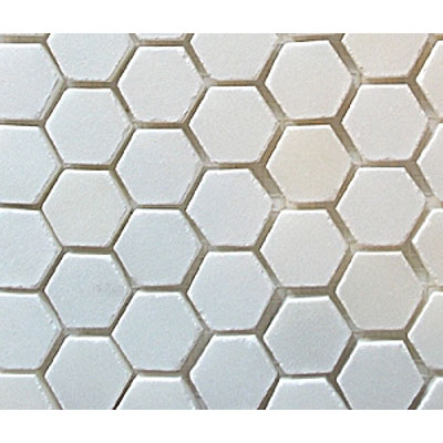 Diamond Tech Glass Diamond Tech Glass Stone Series Hexagon Polished Mosaic China White (Sample) Tile & Stone