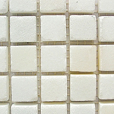 Diamond Tech Glass Diamond Tech Glass Stone Series 5/8 Honed Mosaic China White (Sample) Tile & Stone