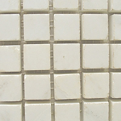 Diamond Tech Glass Diamond Tech Glass Stone Series 5/8 Polished Mosaic White Statuary (Sample) Tile & Stone