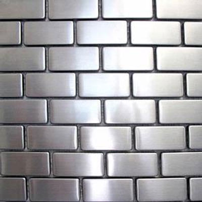 Diamond Tech Glass Diamond Tech Glass Metal Series Mosaic Brick (Sample) Tile & Stone