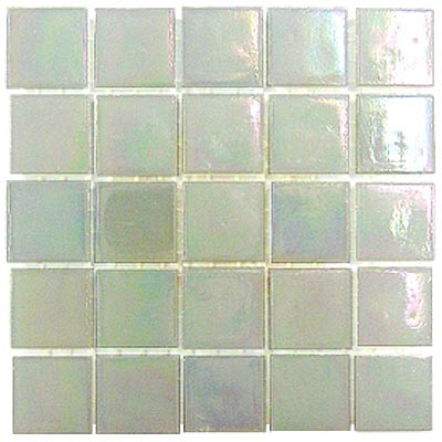 Diamond Tech Glass Diamond Tech Glass Platinum Mosaic Series White (Sample) Tile & Stone