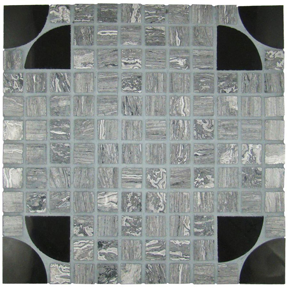 Diamond Tech Glass Diamond Tech Glass Structures I Black Magic (Sample) Tile & Stone