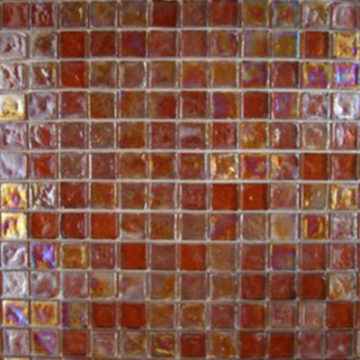 Diamond Tech Glass Diamond Tech Glass Vista 3/4 x 3/4 Iridescent Mosaic Relic Brown (Sample) Tile & Stone