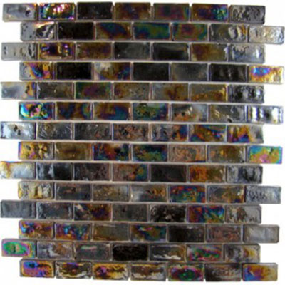 Diamond Tech Glass Diamond Tech Glass Vista 3/4 x 1 5/8 Iridescent Mosaic Cocoon (Sample) Tile & Stone