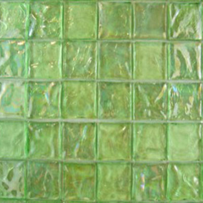 Diamond Tech Glass Diamond Tech Glass Vista 1 5/8 x 1 5/8 Iridescent Mosaic Gecko (Sample) Tile & Stone