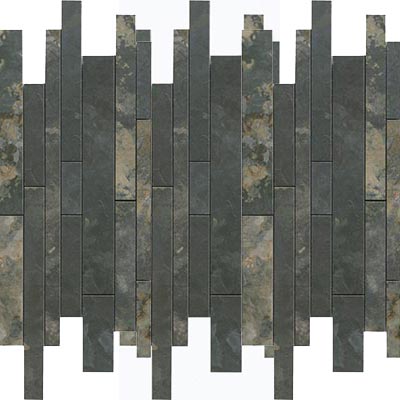Eleganza Tiles Eleganza Tiles Digislate 6 x 18 Fascia Muretto Ocean Tile & Stone