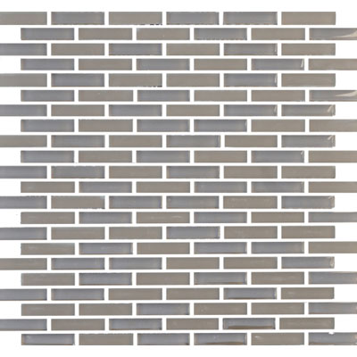Eleganza Tiles Eleganza Tiles Vetro Staggered Brick Midnight Grey Staggered Brick Tile & Stone