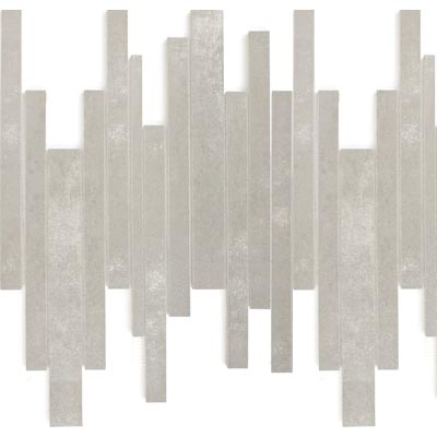 Eleganza Tiles Eleganza Tiles Metallica Lite 12 x 12 Subway Mosaic Silver Tile & Stone