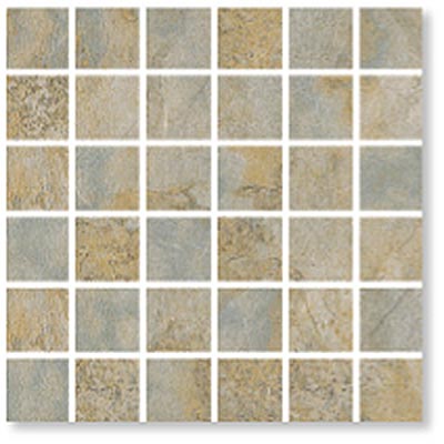 Eleganza Tiles Eleganza Tiles Natural Slate 2 x 2 Mosaic Fall Tile & Stone