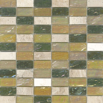 Elida Ceramica Elida Ceramica Elida Glass Mosaic Kaki Brick Tile & Stone