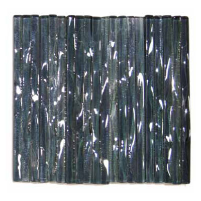 Elida Ceramica Elida Ceramica Murano Transparent 3 x 12 Black Diamond Tile & Stone