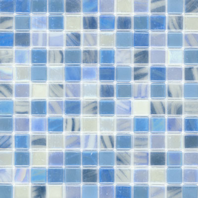 Elida Ceramica Elida Ceramica Recycled Glass Wind Mosaic Cold Winter Tile & Stone