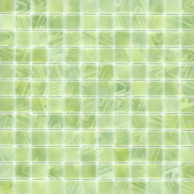 Elida Ceramica Elida Ceramica Recycled Glass Wind Mosaic Soft Green Tile & Stone