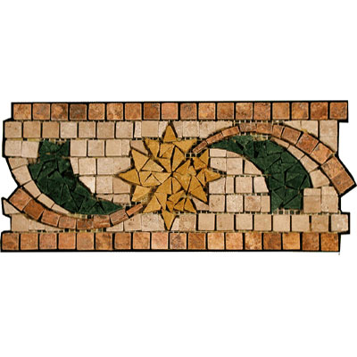 Stone Collection Stone Collection Mexican Travertine Decorative Borders Dawn Tile & Stone