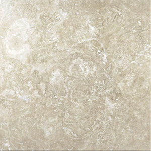 Stone Collection Stone Collection Mexican Travertine Tumbled 4 x 4 Crema Tile & Stone