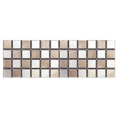 Interceramic Interceramic Inox Mosaics 4 x 12 Square Random Listel Tile & Stone