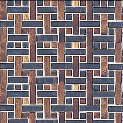 Interceramic Interceramic Interglass - 12 x 12 Mosaics Marrone Weaves Tile & Stone