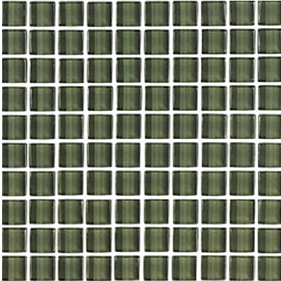 Interceramic Interceramic Interglass Shimmer Mosaic 1 x 1 Forrest Tile & Stone