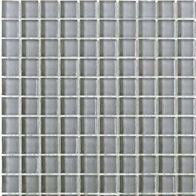 Interceramic Interceramic Interglass Shimmer Mosaic 1 x 1 Smoke Tile & Stone