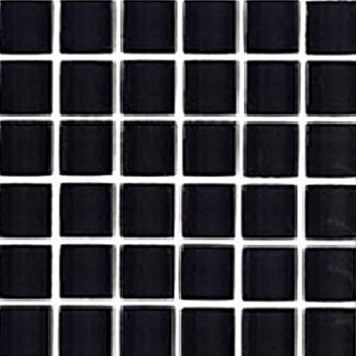 Interceramic Interceramic Interglass Shimmer Mosaic 2 x 2 Midnight Tile & Stone