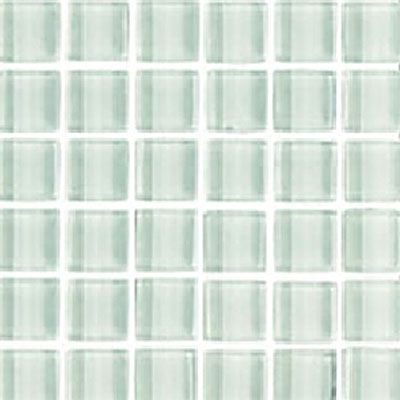 Interceramic Interceramic Interglass Shimmer Mosaic 2 x 2 Snowdrift Tile & Stone