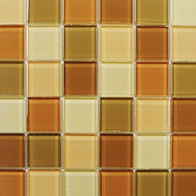 Interceramic Interceramic Interglass Shimmer Blends Mosaic 2 x 2 Coral Tile & Stone