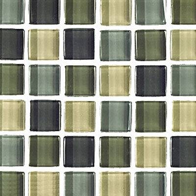 Interceramic Interceramic Interglass Shimmer Blends Mosaic 2 x 2 Ocean Tile & Stone
