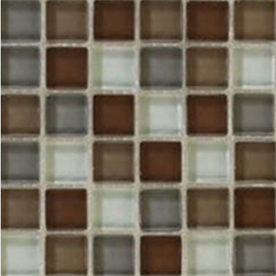 Interceramic Interceramic Interglass Shimmer Blends Mosaic 2 x 2 Prairie Tile & Stone