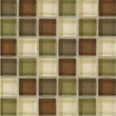 Interceramic Interceramic Interglass Shimmer Blends Mosaic 2 x 2 Woods Tile & Stone