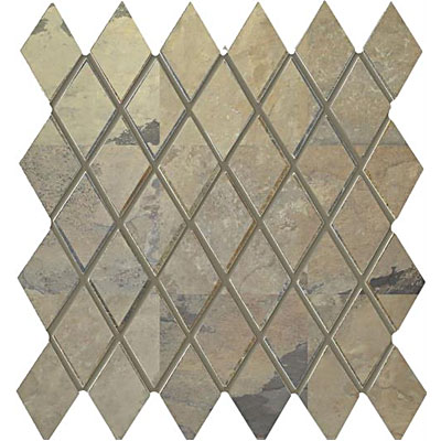 Interceramic Interceramic Rustic Lodge Harlequin Mosaic 12 x 11 Golden Dawn Tile & Stone